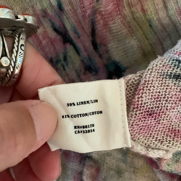 Pretty tie dye look tunic sweater - Picture 3 of 7